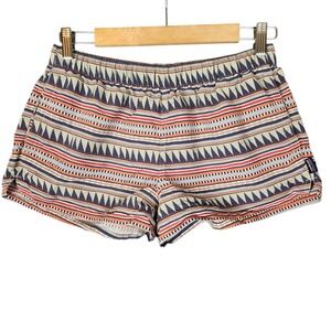 Patagonia Baggies Shorts Women's Medium Multicolor Geometric Aztec Hybrids